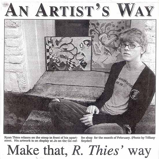 Newspaper Articles (about my art, mostly)
