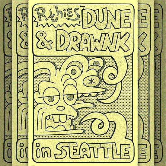 Dune and Drawnk in Seattle Art Zine